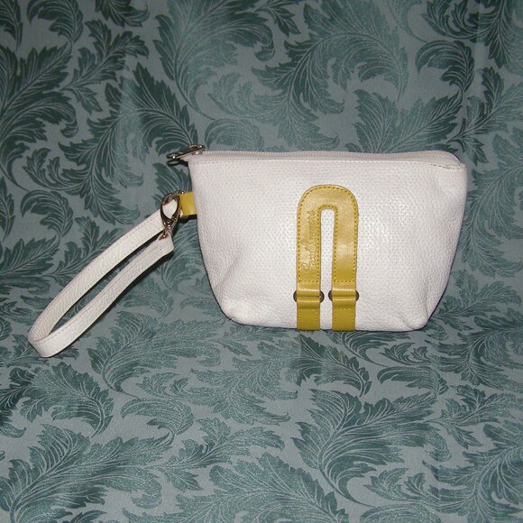 🌟 RARE New Sand Baggers white leather Wristlet - Picture 2 of 14